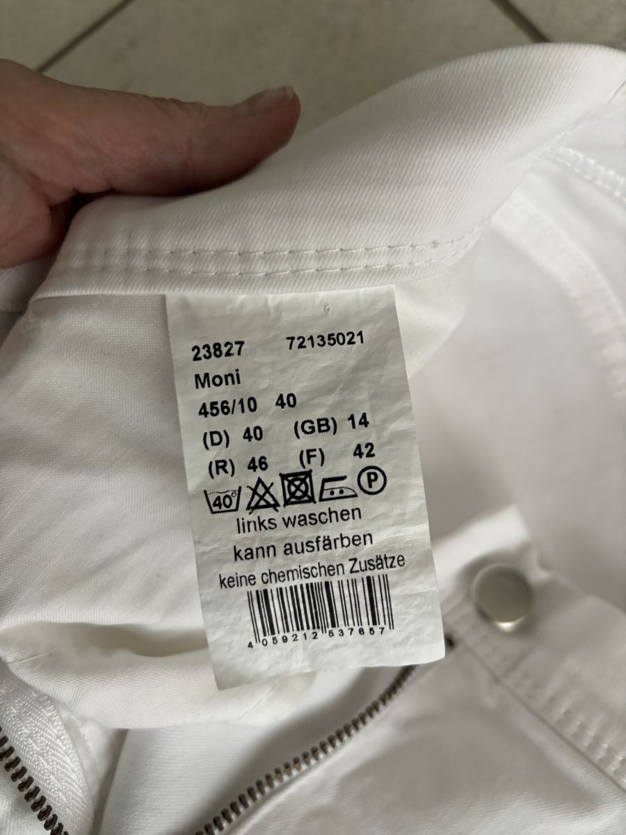 Jeans: Leichte Sommer-Jeans Modell Moni, weiss – Gebraucht aus Rothenburg von Momo1302 1