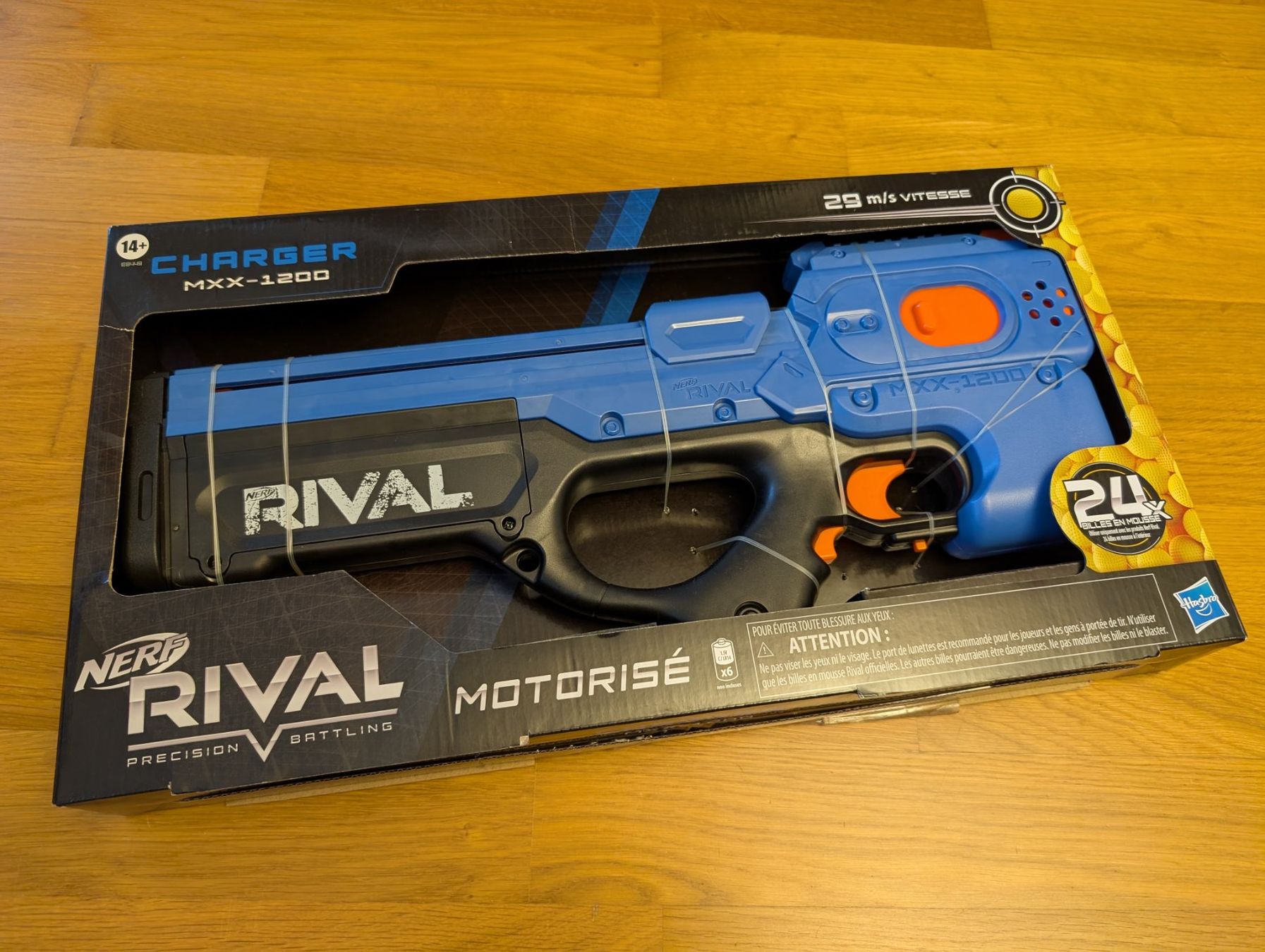 Lançador NERF Rival Charger MXX-1200 Motorizado Hasbro E8449 14816