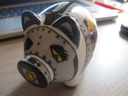 Sparschwein Keramik Ritzenhoff Design Hermann Reichold 70er