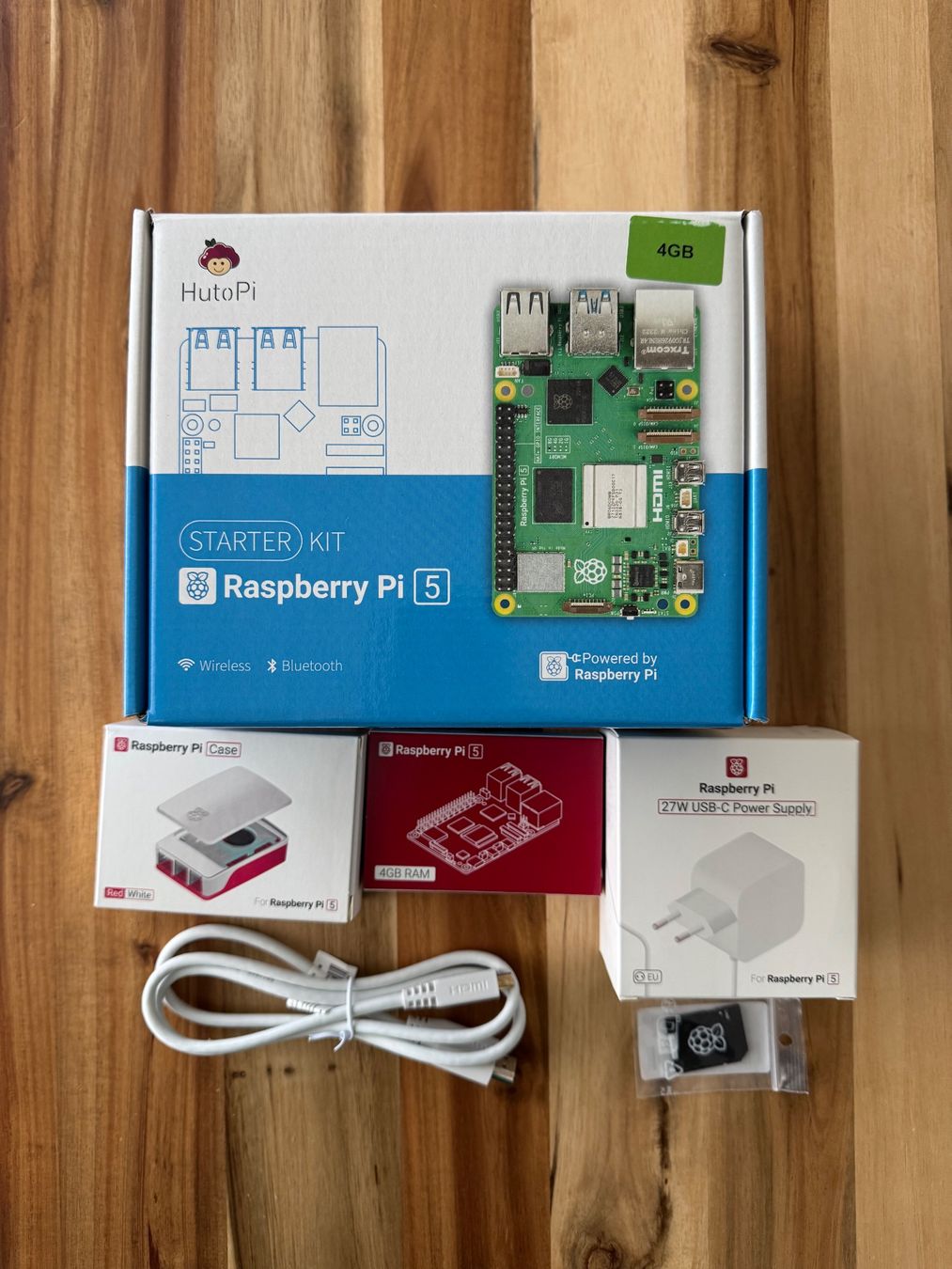 Raspberry Pi PCs: Raspberry Pi 5 Starter Kit - 4GB version - HutoPi – Neuf avec emballage d'origine à Strengelbach par MXNX55 1