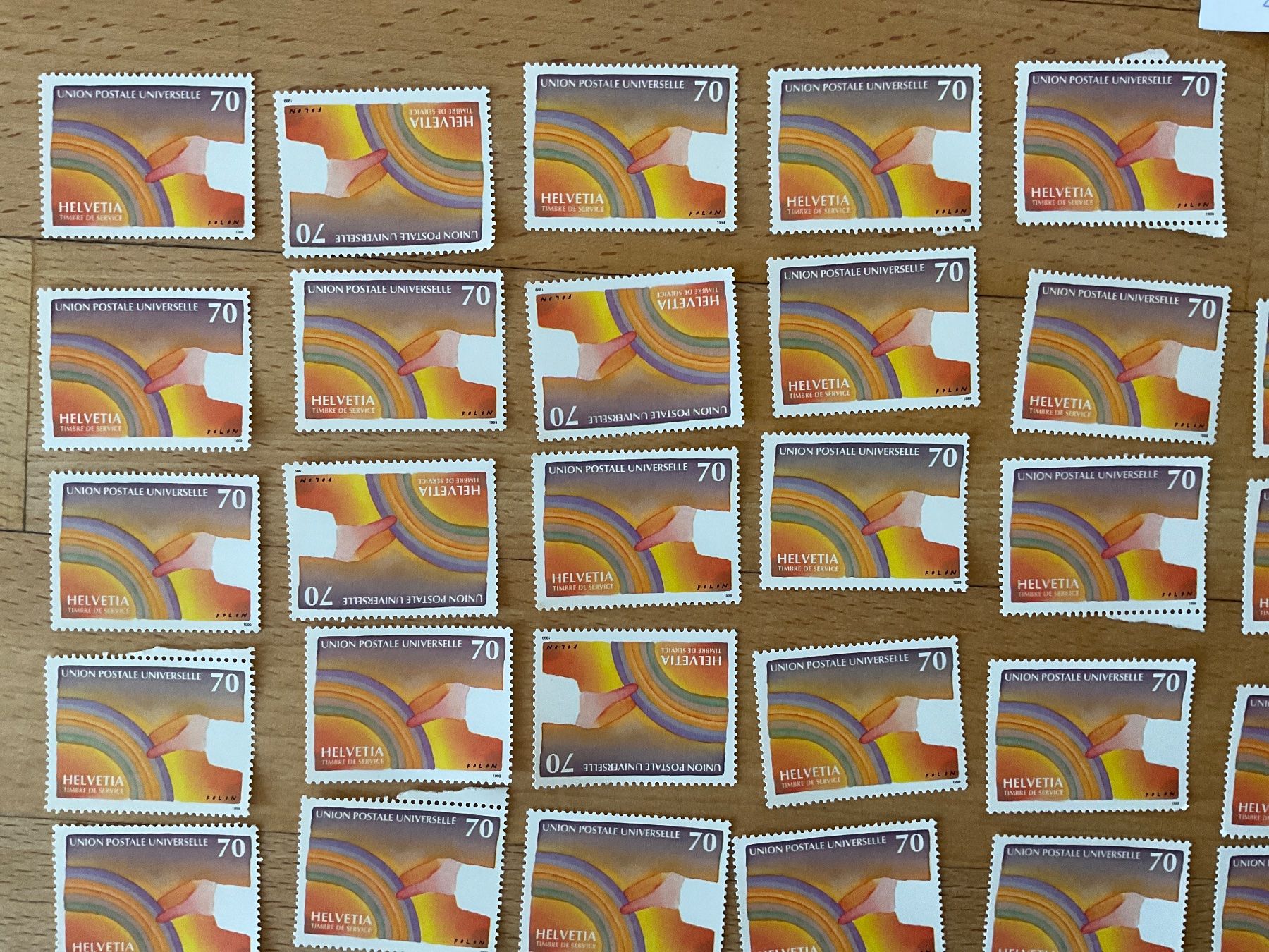 Alle Briefmarken: 70Fr Ämter Frankaturware ungestempelt postfrisch Sammlung – Neu (gemäss Beschreibung) aus Wil SG von Chefsugus 1