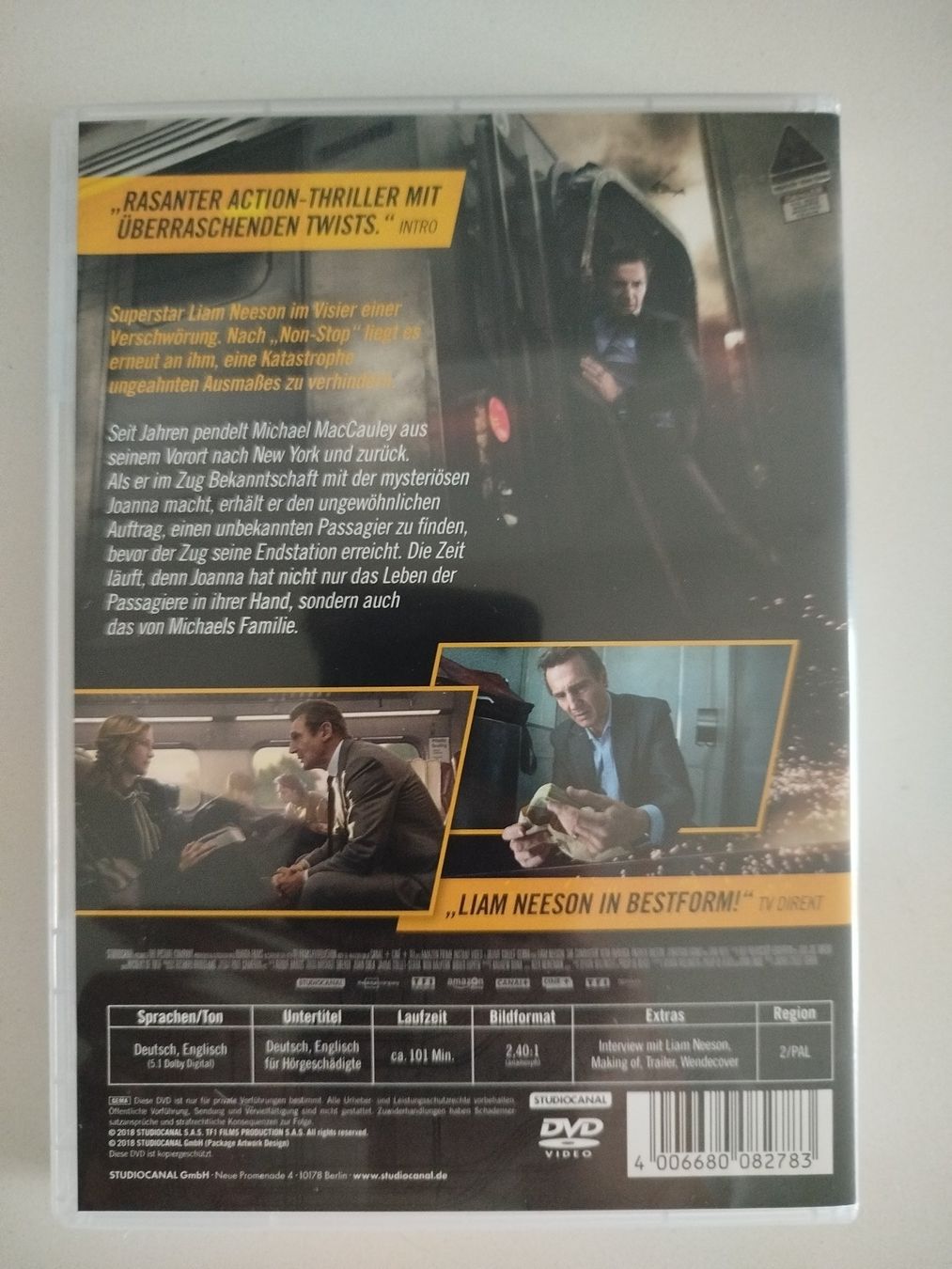 Tutti i DVDs: DVD The Commuter mit Liam Neeson – Nuovo (secondo la descrizione) da Zürich venduto da Glucks_87 1