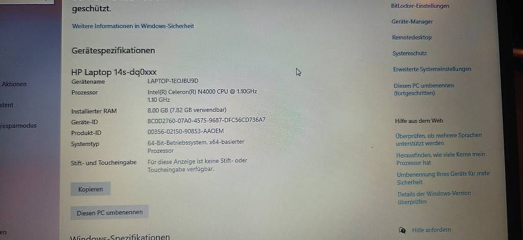 Notebooks: HP 14" Notebook – Gebraucht aus Wädenswil von Kischde 1