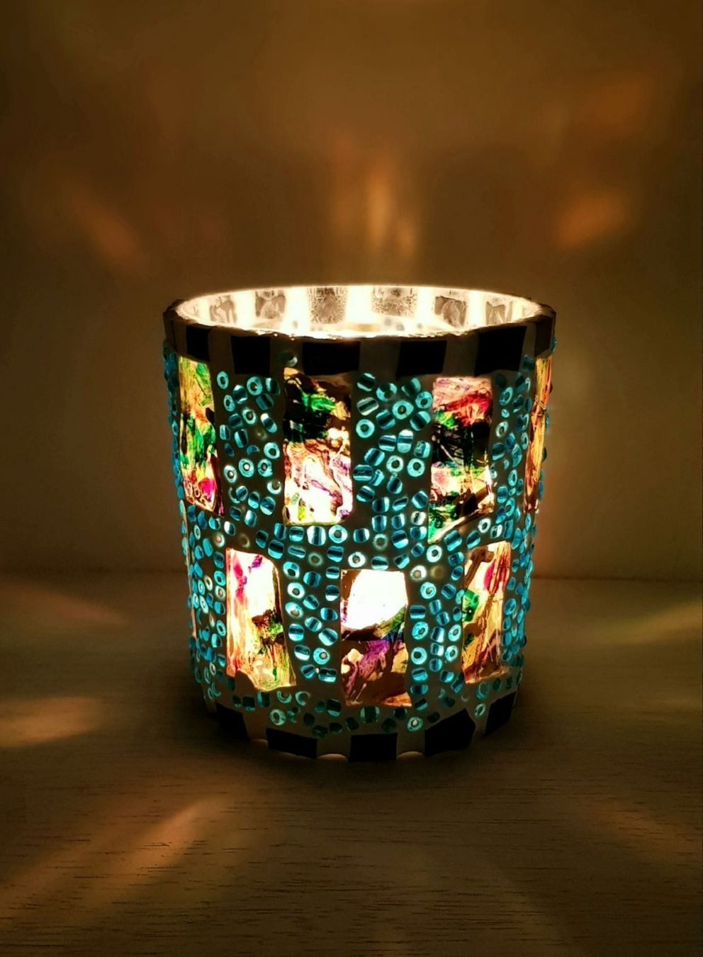 Portacandele: Wandlicht Mosaik – Nuovo e nell'imballaggio originale da Kirchberg SG venduto da PharaoShop