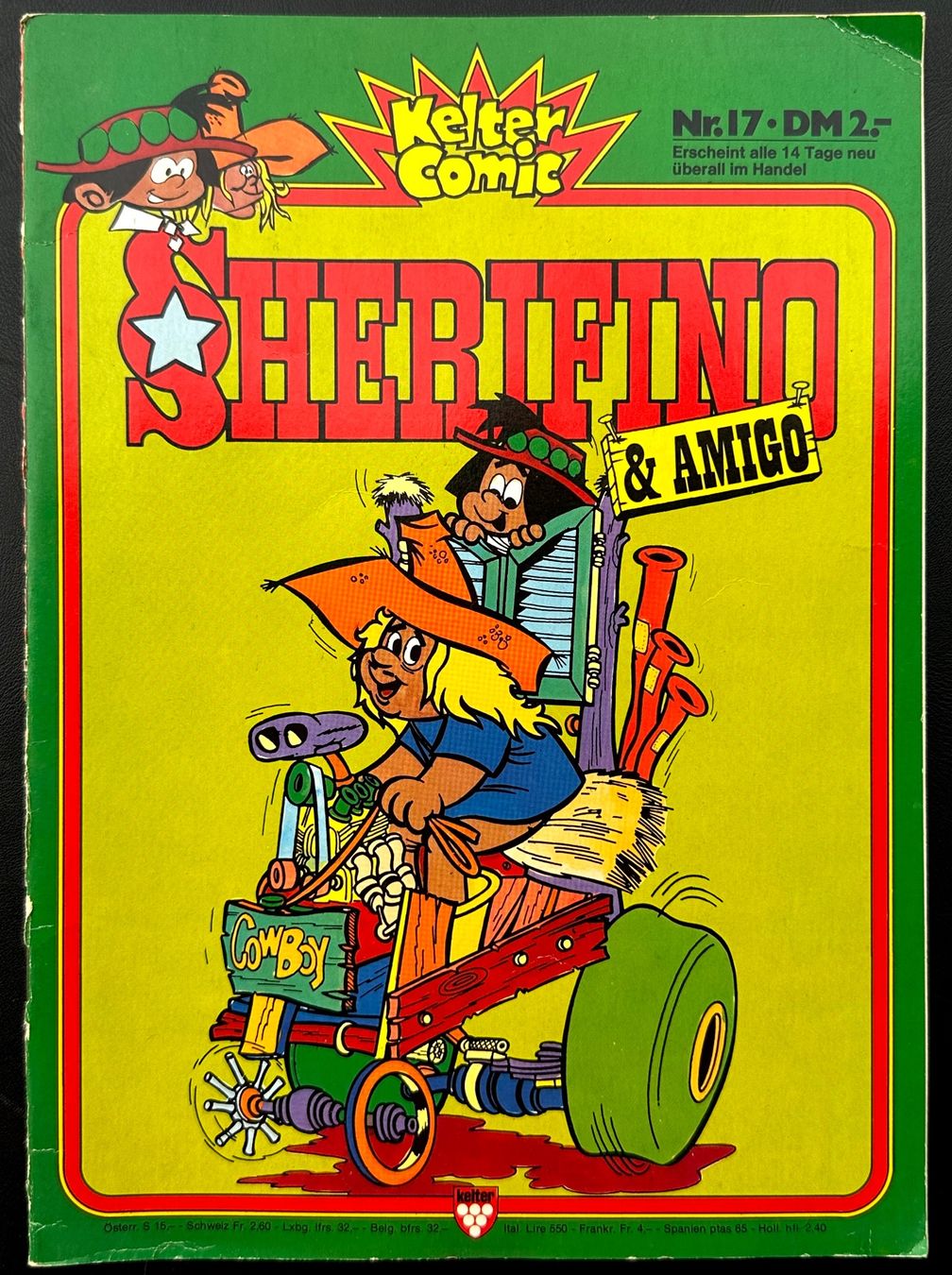 Fumetti: Sherifino + Amigo Nr. 17 – Usato da Seltisberg venduto da quadartswiss