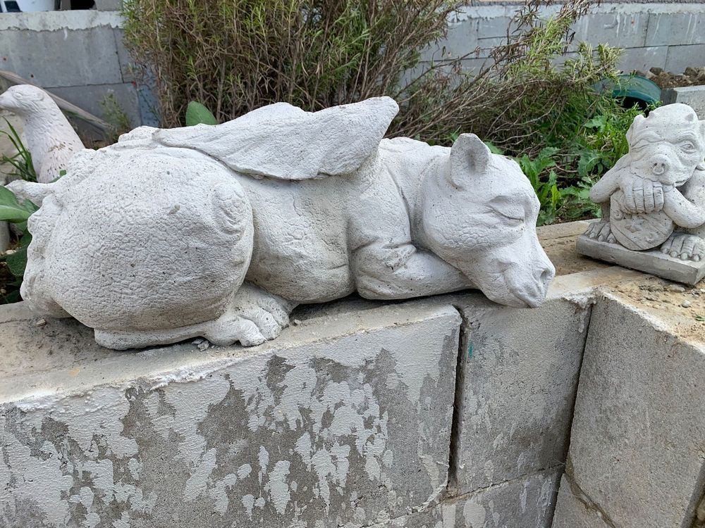Erstaunlich Steinfiguren Garten Gebraucht Bild
