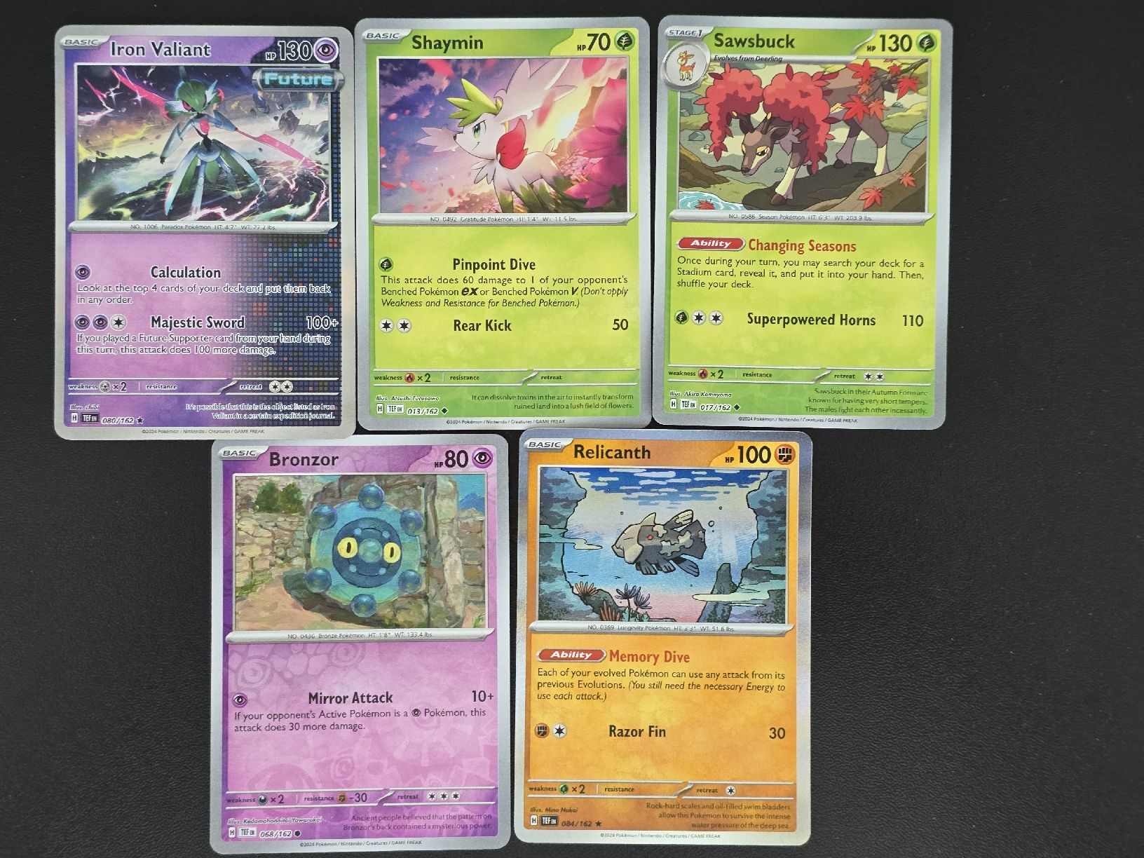 Pokémon Sammelbilder & Trading cards: Pokémon Temporal Forces Set nur Rare und Holos – Neu (gemäss Beschreibung) aus Thun von Miginemo