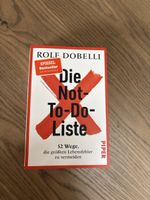 Die Not-to-Do-Liste von Rolf Dobelli - Neuwertig top!