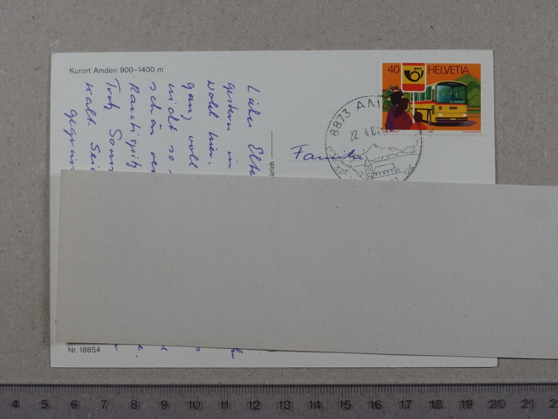 Cartes postales: Amden – D'occasion à Lenzburg par fh1 1