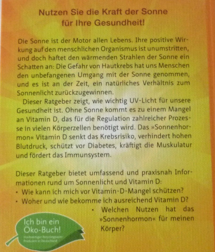Libri: Vitamin D - Das Sonnenhormon – Nuovo e nell'imballaggio originale da Mauren venduto da Yeelen 3