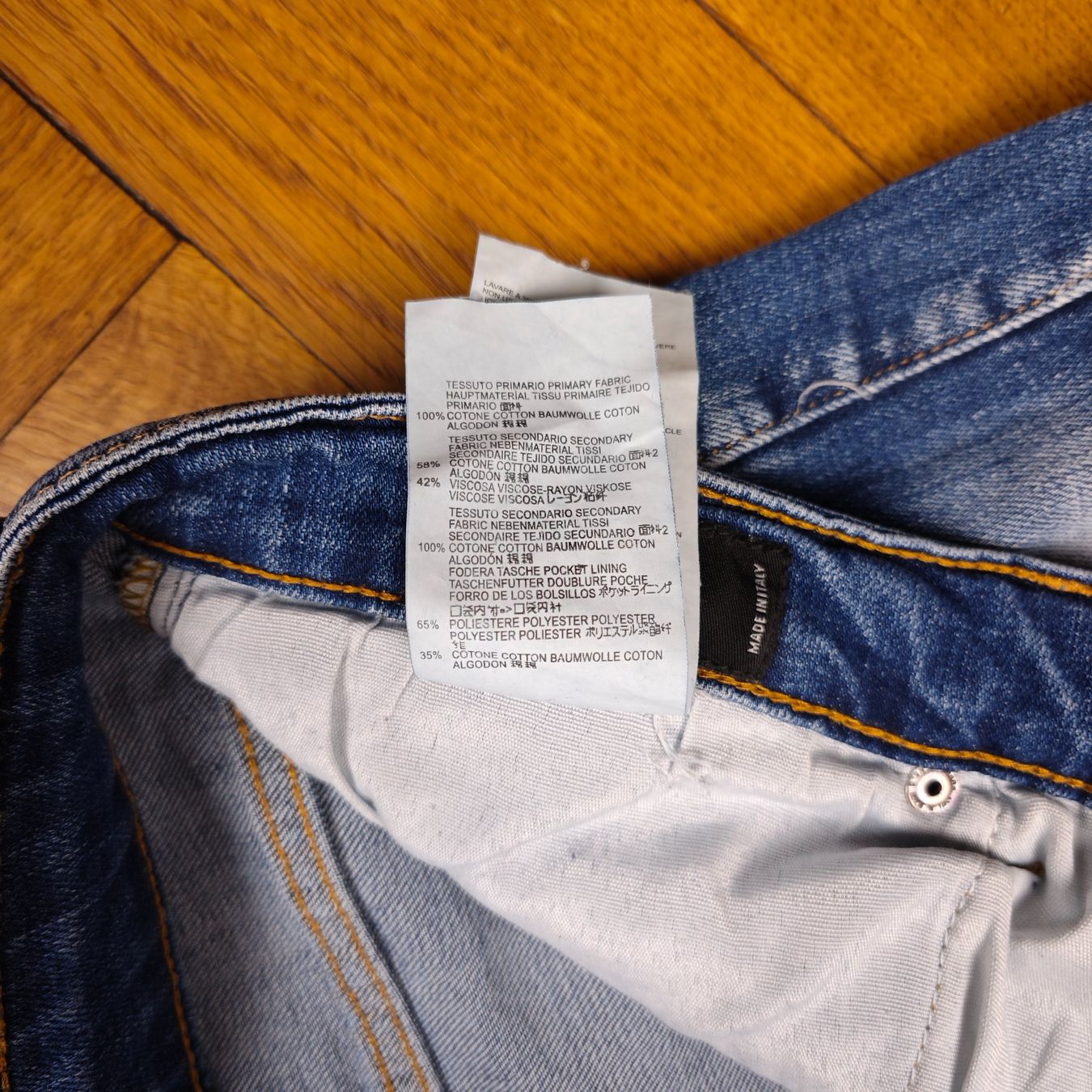 Dsquared2 Jeans: Dsquared2 Distressed Jeans Paint Splatter Gr. 52 – Usato da Schaffhausen venduto da clxud 8