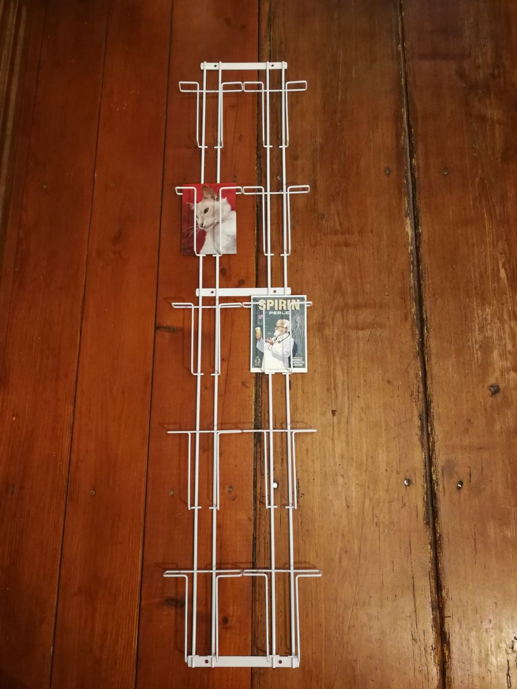 Allestimento di negozi e stand fieristici: Postkartenständer Postkartenwandhalter zweireihig Hochformat – Usato da Wagenhausen venduto da Simbad 1