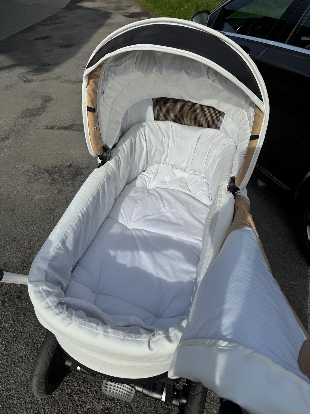 Emmaljunga Carrozzine: Emmaljunga kombikinderwagen Leder – Usato da Dürrenäsch venduto da 1kirs 3