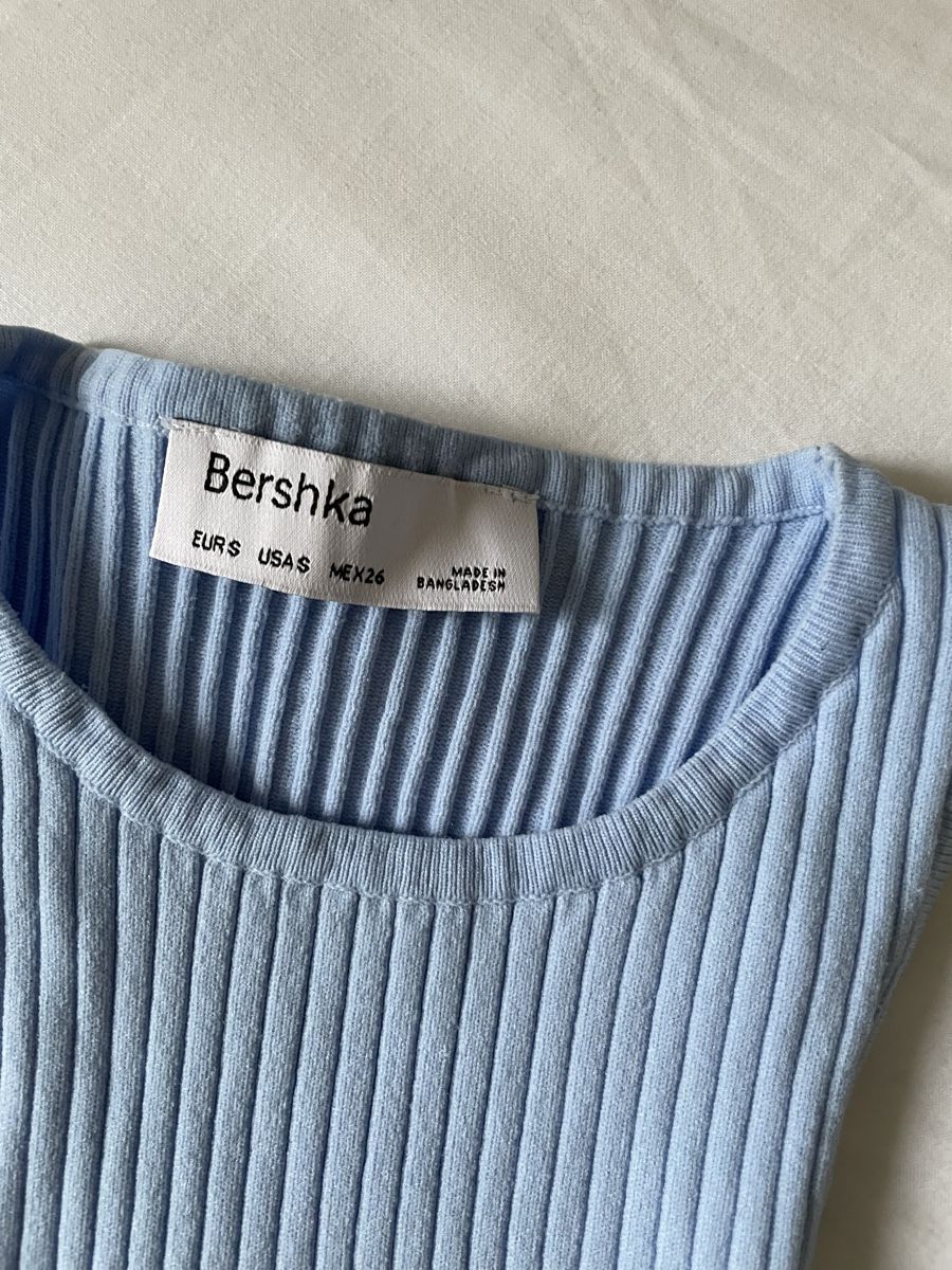Bershka Vestiti: Robe bleue moulante – Usato da Concise venduto da Lae99 1