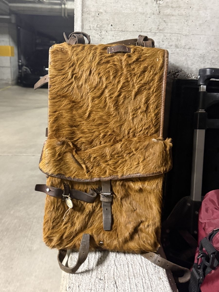 Schweizer Armee Zaini: Vintage Schweizer Armee-Tornister / Fellrucksack – Usato da Gockhausen venduto da Juanma.S.B 3