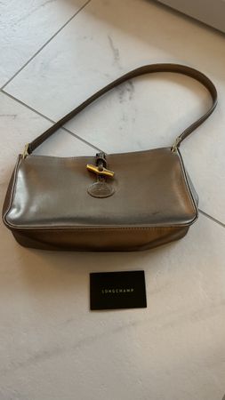Handtasche Longchamp leder gold