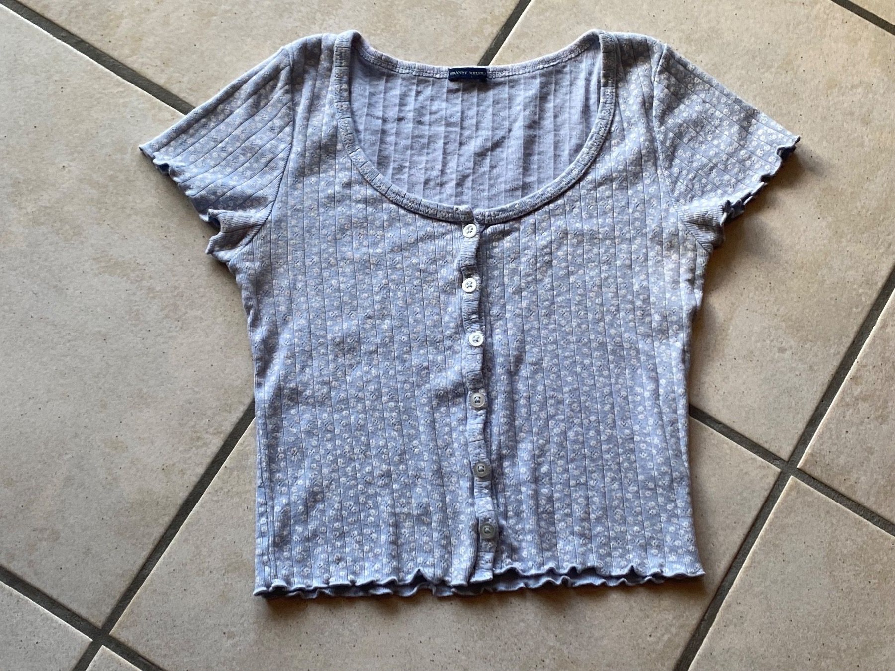 Brandy Melville Camicette, T-shirt & Top: Top XS Brandy Melville hellblau – Usato da Orpund venduto da Mary8972