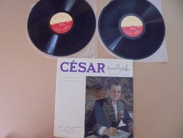 Marcel PAGNOL " César " 2 x LP France 1960 (VG+/EX)