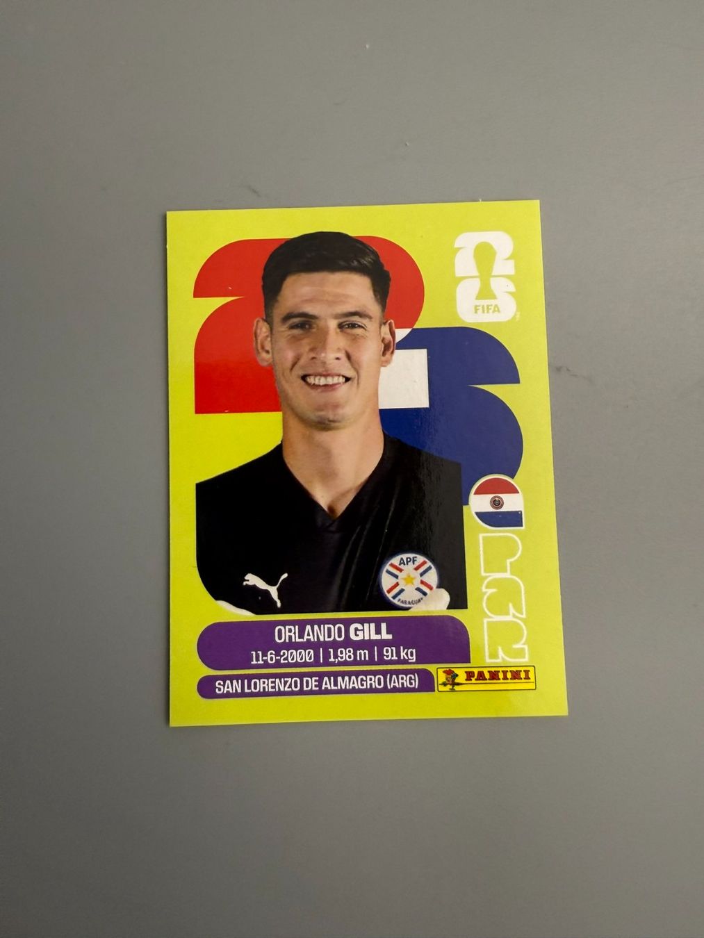 Panini Cartes à collectionner: Panini Orlando Gill PAR3 – D'occasion à Liebefeld par Ronaldo-1996