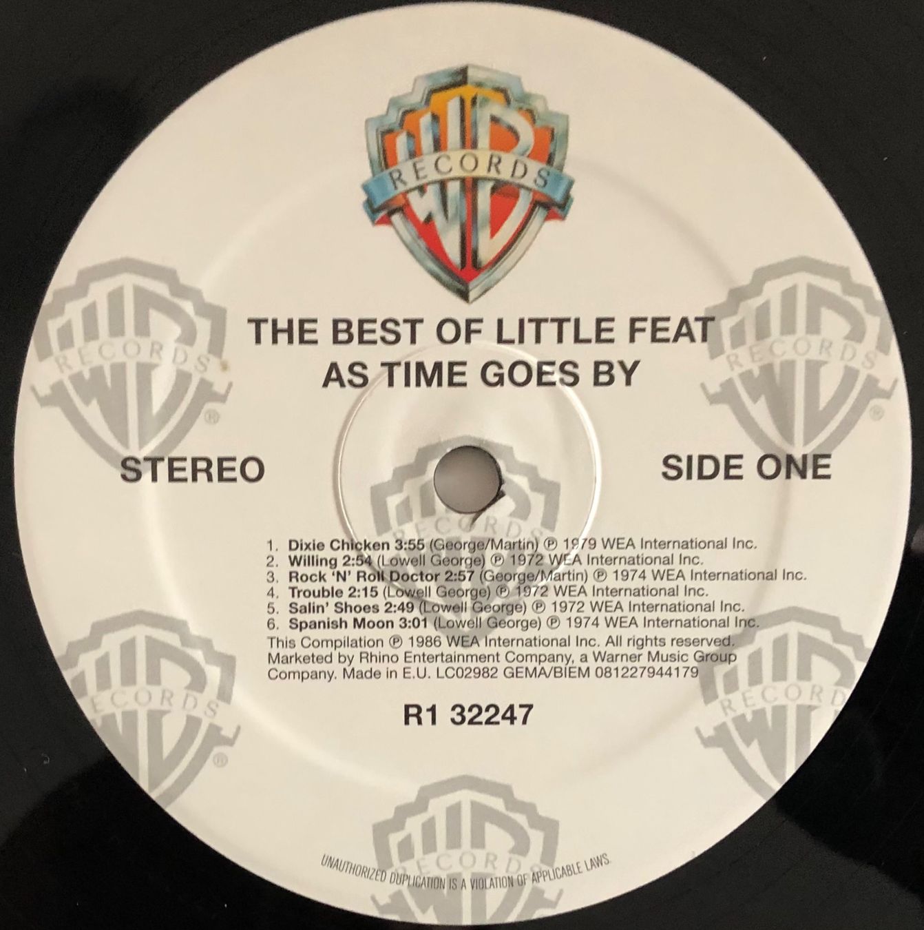 Schallplatten: LITTLE FEAT - AS TIME GOES BY – Gebraucht aus Poliez-Pittet von Newtown-Records 2