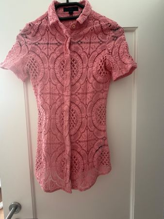 Burberry Prorsum Spitzenbluse Gr. 34