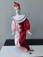 Poupée Harlequin avec socle, selon photos