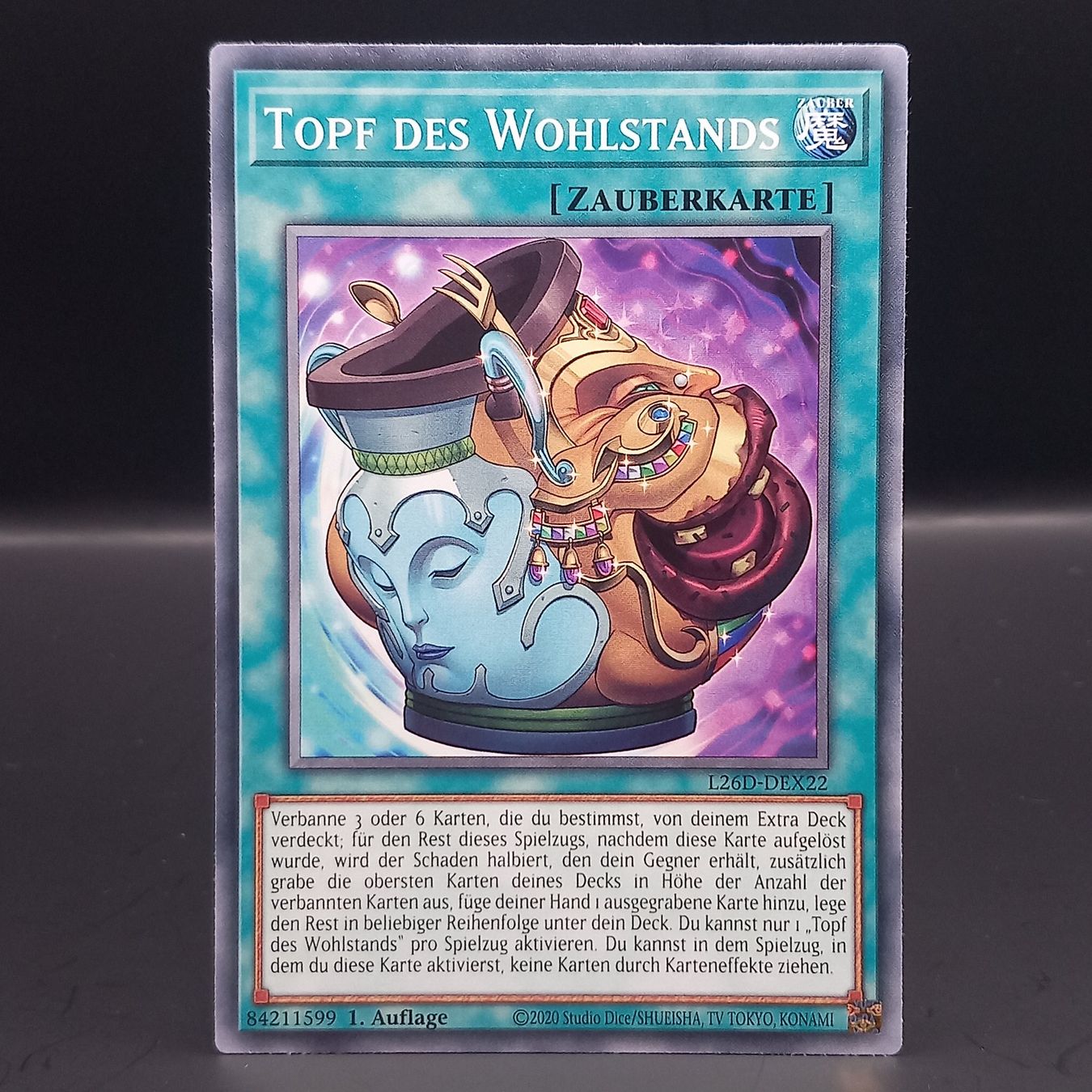 Yugioh Sammelbilder & Trading cards: Topf des Wohlstands - Common - DE – Neu (gemäss Beschreibung) aus Basel von LegacyLink