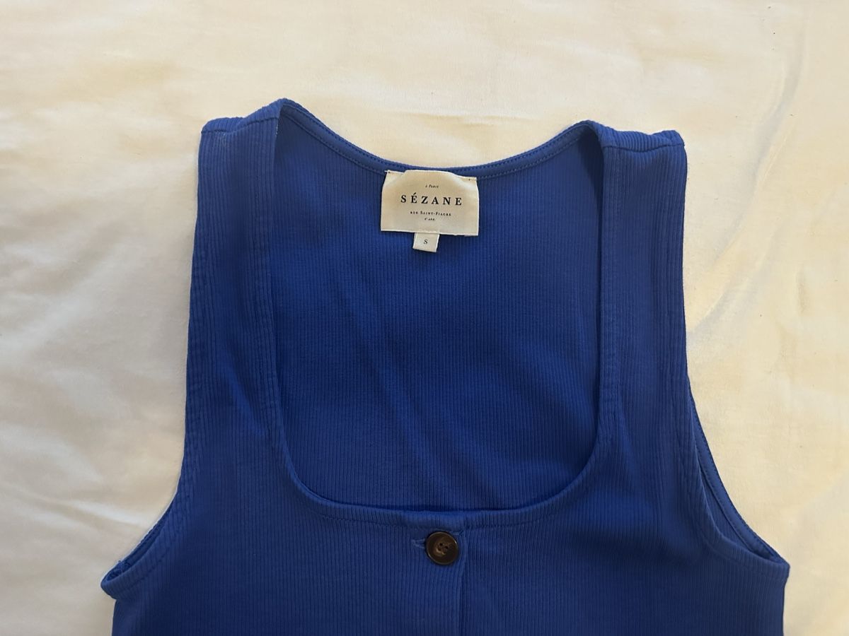Sezane Vestiti: SEZANE Baumwoll-Schlauchkleid – Nuovo (secondo la descrizione) da Zürich venduto da Michael-Berger