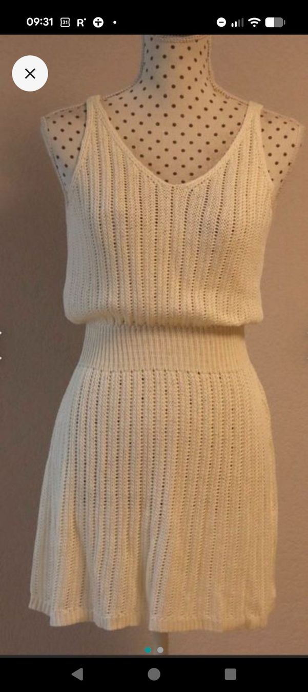 Kleider: Strandkleid/ Strickkleid – Neu (gemäss Beschreibung) aus Eschenbach SG von SanFranciscoCalifornia