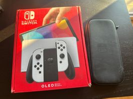 Nintentdo Switch Oled + Case + SD Card