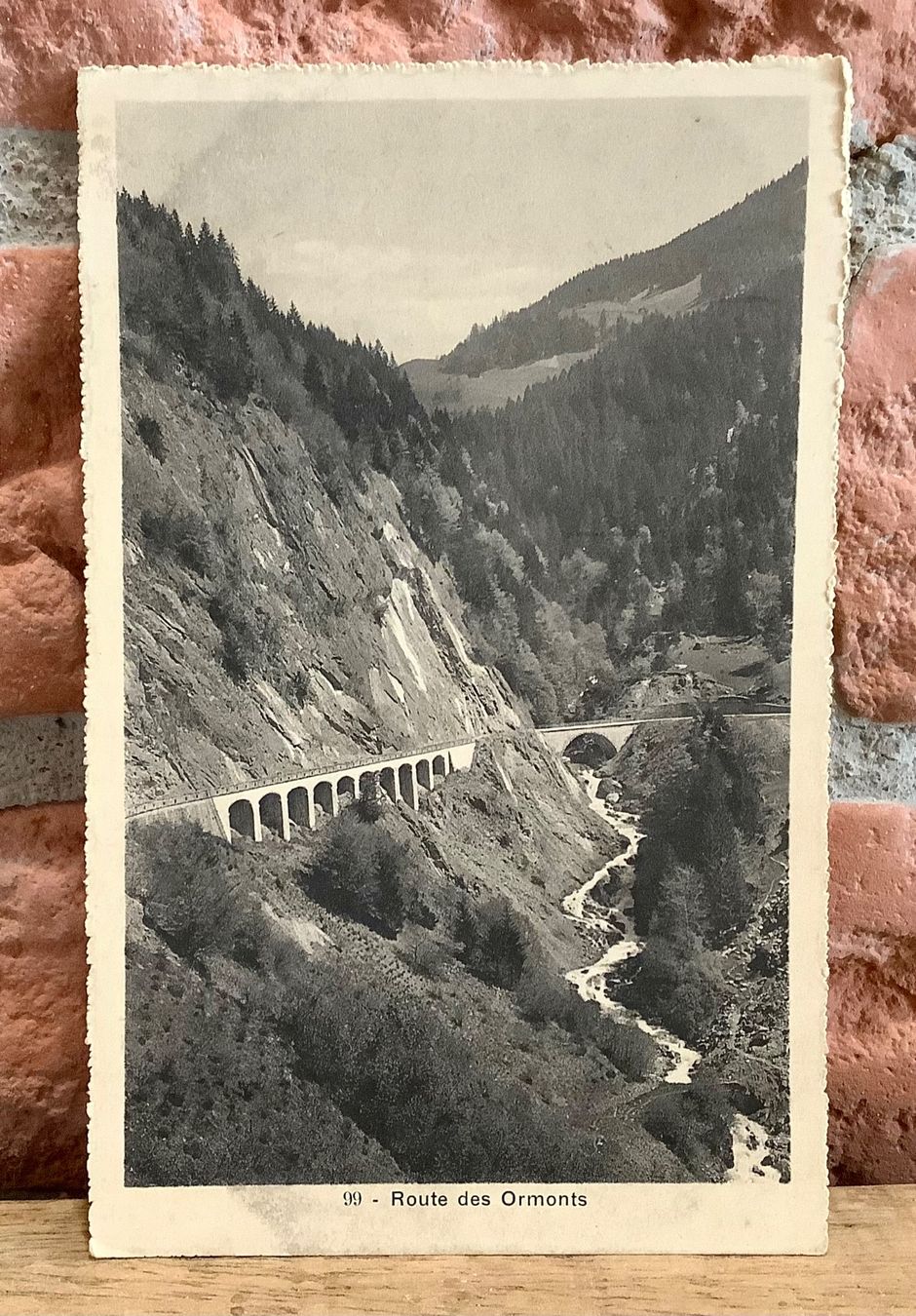 Ansichtskarten: ROUTE DES ORMONTS - Viadukt – Gebraucht aus Root von ENGLAND-TREASURES