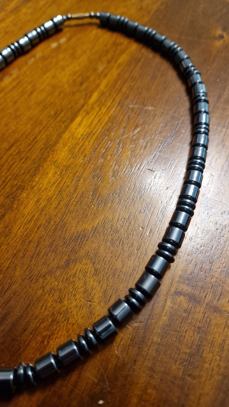 Catenine: Hämatit Halskette Schmuck  ca 45cm neu – Nuovo (secondo la descrizione) da Urtenen-Schönbühl venduto da Saints67 2
