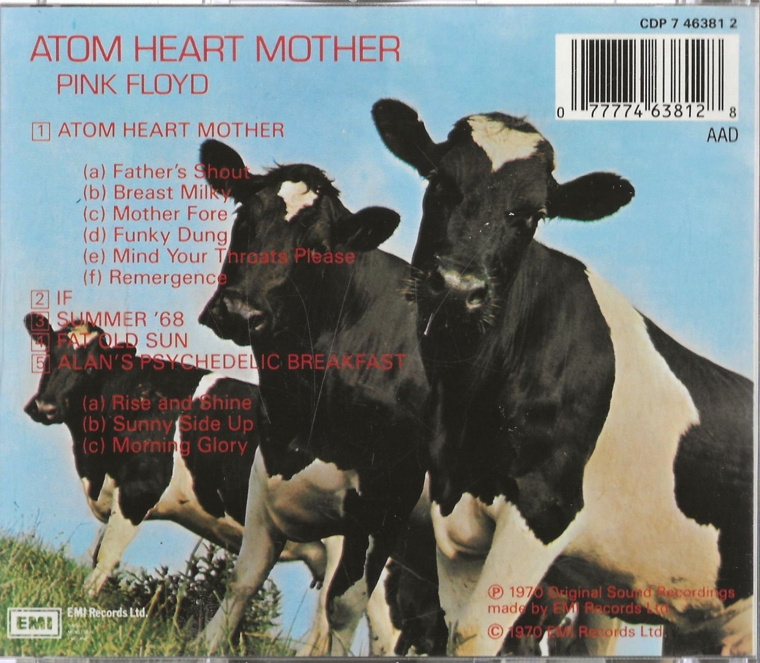 CD: PINK FLOYD -Atom Heart Mother- – Usato da Reinach BL venduto da studii100 1