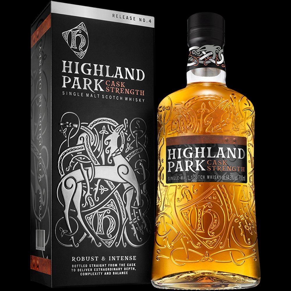 Highland Park Bevande alcoliche: Highland Park Cask strength batch 4 – Nuovo e nell'imballaggio originale da Le Locle venduto da drinkshop