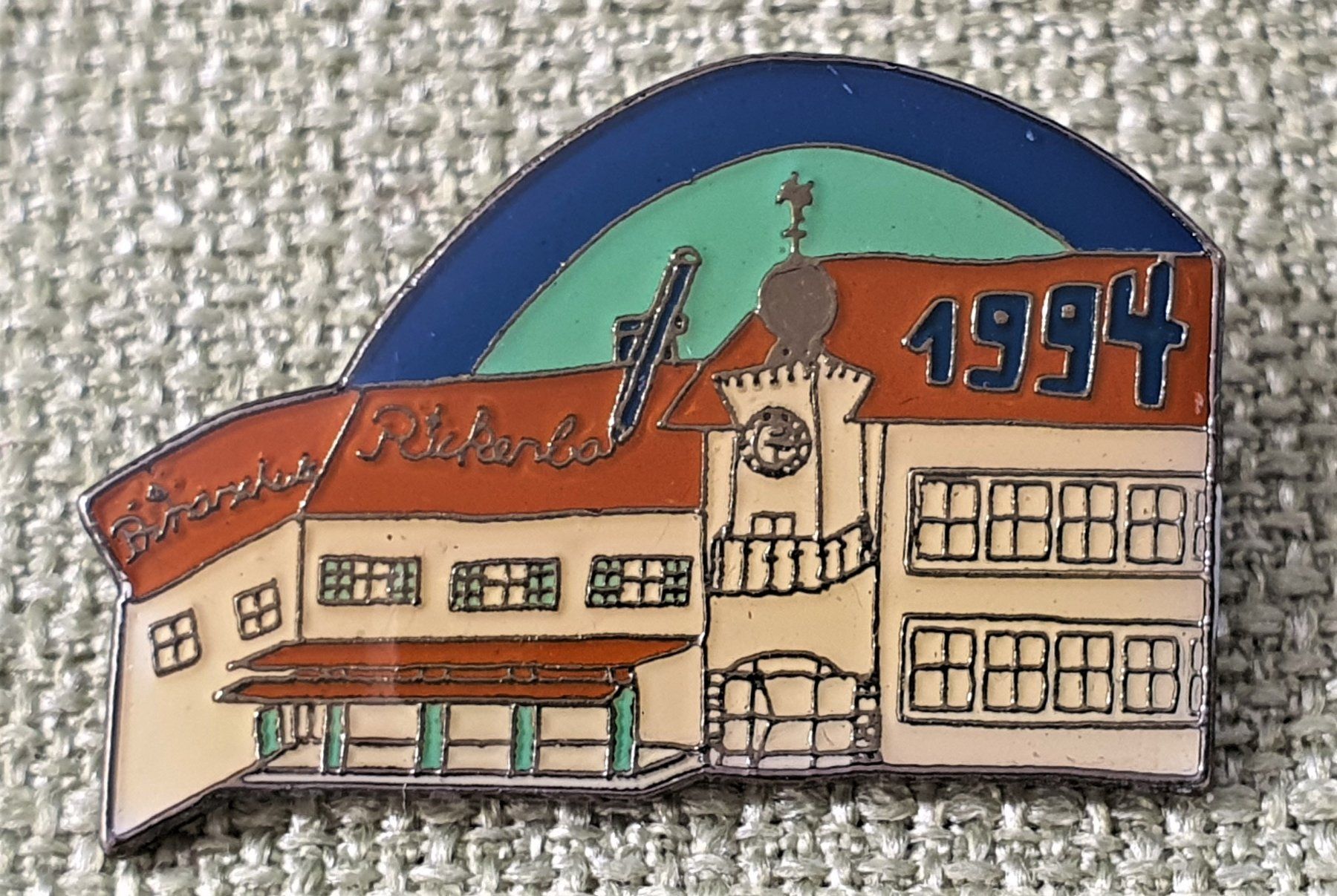 Plaketten & Abzeichen: O386 - Pin Rickenbach ??? 1994 – Gebraucht aus Reinach BL von Boston-Verkauf