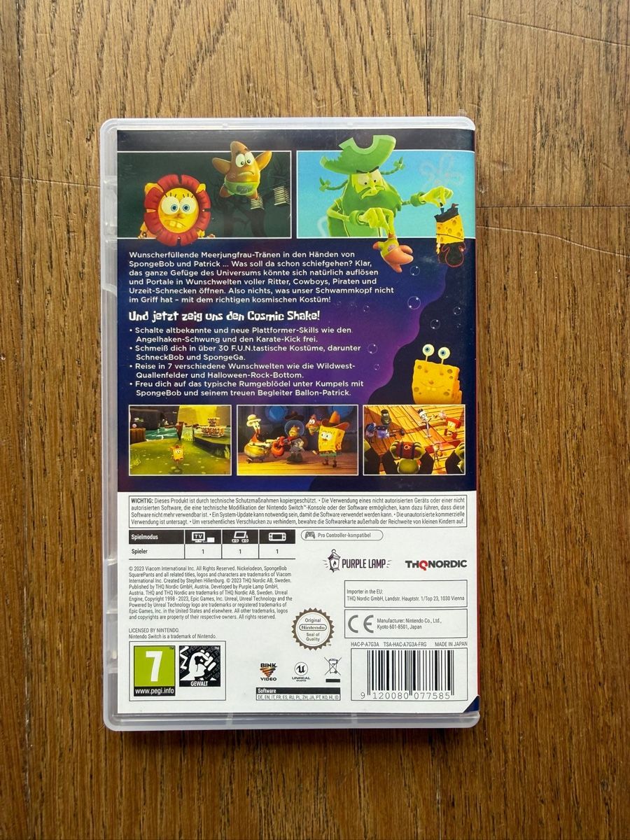Nintendo Jeux: SpongeBob: Cosmic Shake / Nintendo Switch – D'occasion à Läufelfingen par Seraphim13 1