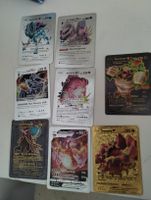 Lot de 7 cartes Pokémon 