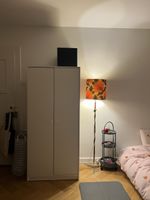 White IKEA KLEPPSTAD wardrobe