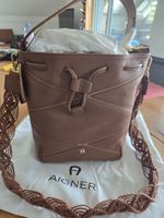 HERRLICHE LEDER BUCKET BAG/BEUTEL VON AIGNER MÜNCHEN