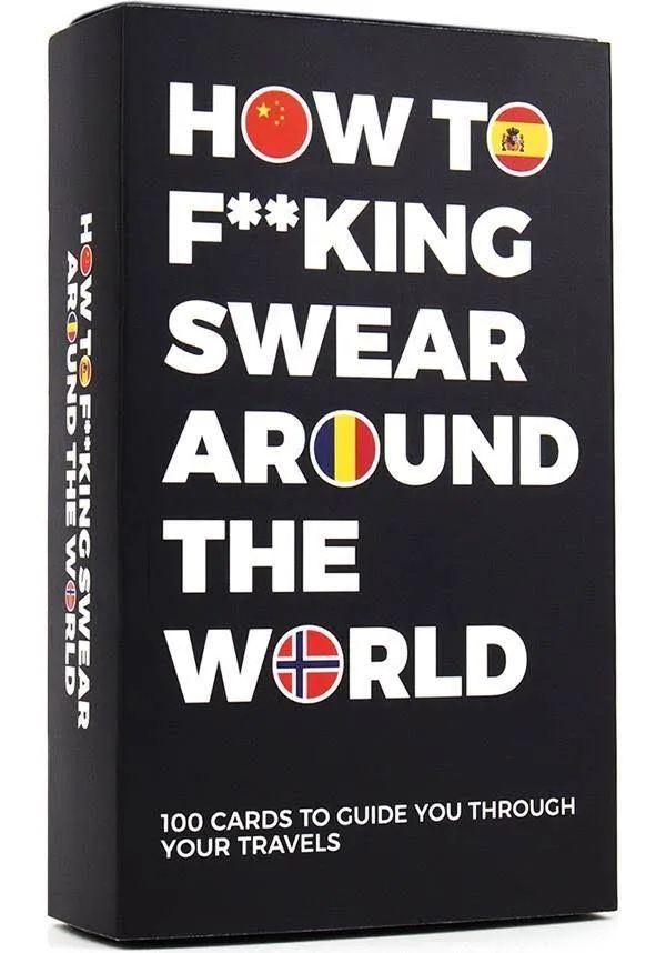 Giochi: How to swear around the world card deck – Nuovo e nell'imballaggio originale da Zürich venduto da ann_in_zuri