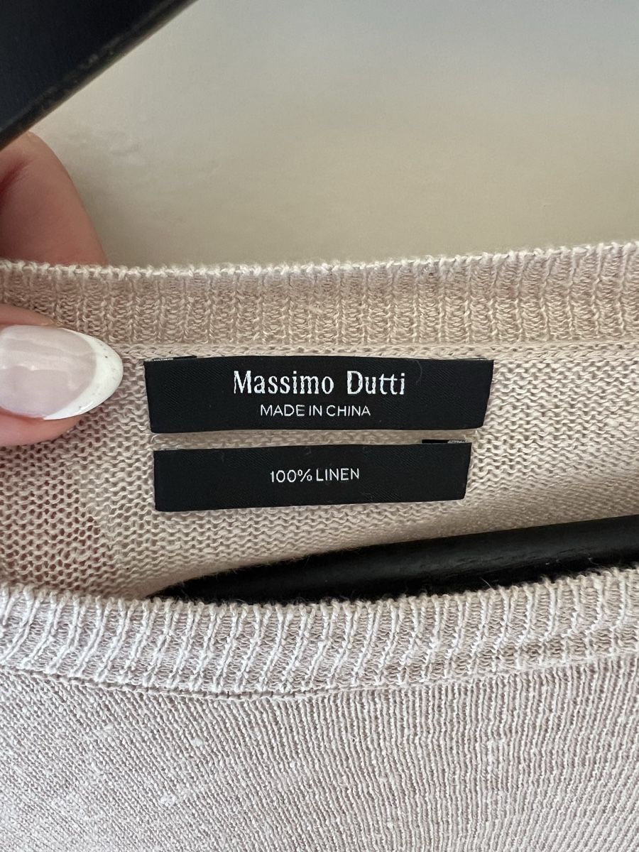 Massimo Dutti Pullover & Sweatshirts: Pull 100% lin beige Massimo Dutti – Neu (gemäss Beschreibung) aus Genève von MinimalistDressing 1