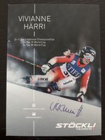 Autogrammkarte Viviane Härri signiert Top Zustand Ski Alpin