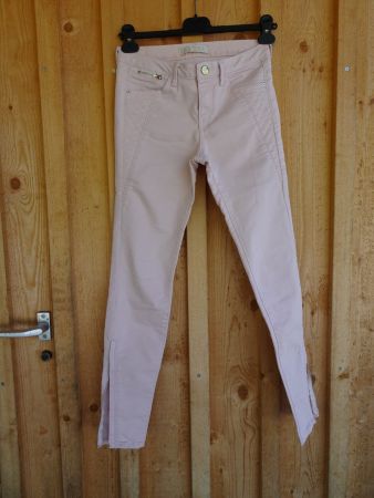 Uni rosa Stretch Hose von Zara Gr. 34 oder XS - 221035