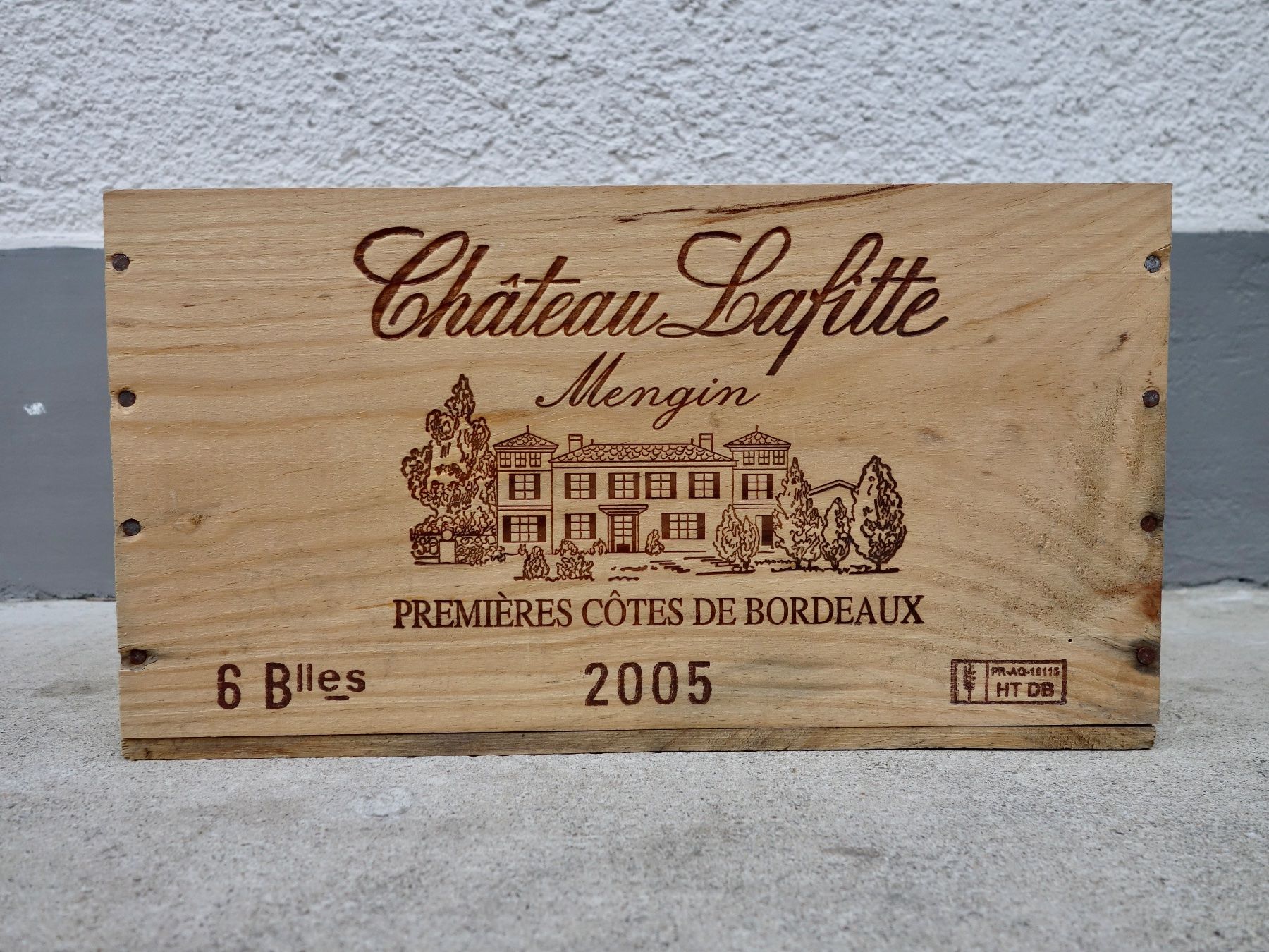 Autres: Weinkiste CHÂTEAU LAFITTE MENGIN 2005 – Neuf (Voir description) à Kerzers par djstarsky73 1