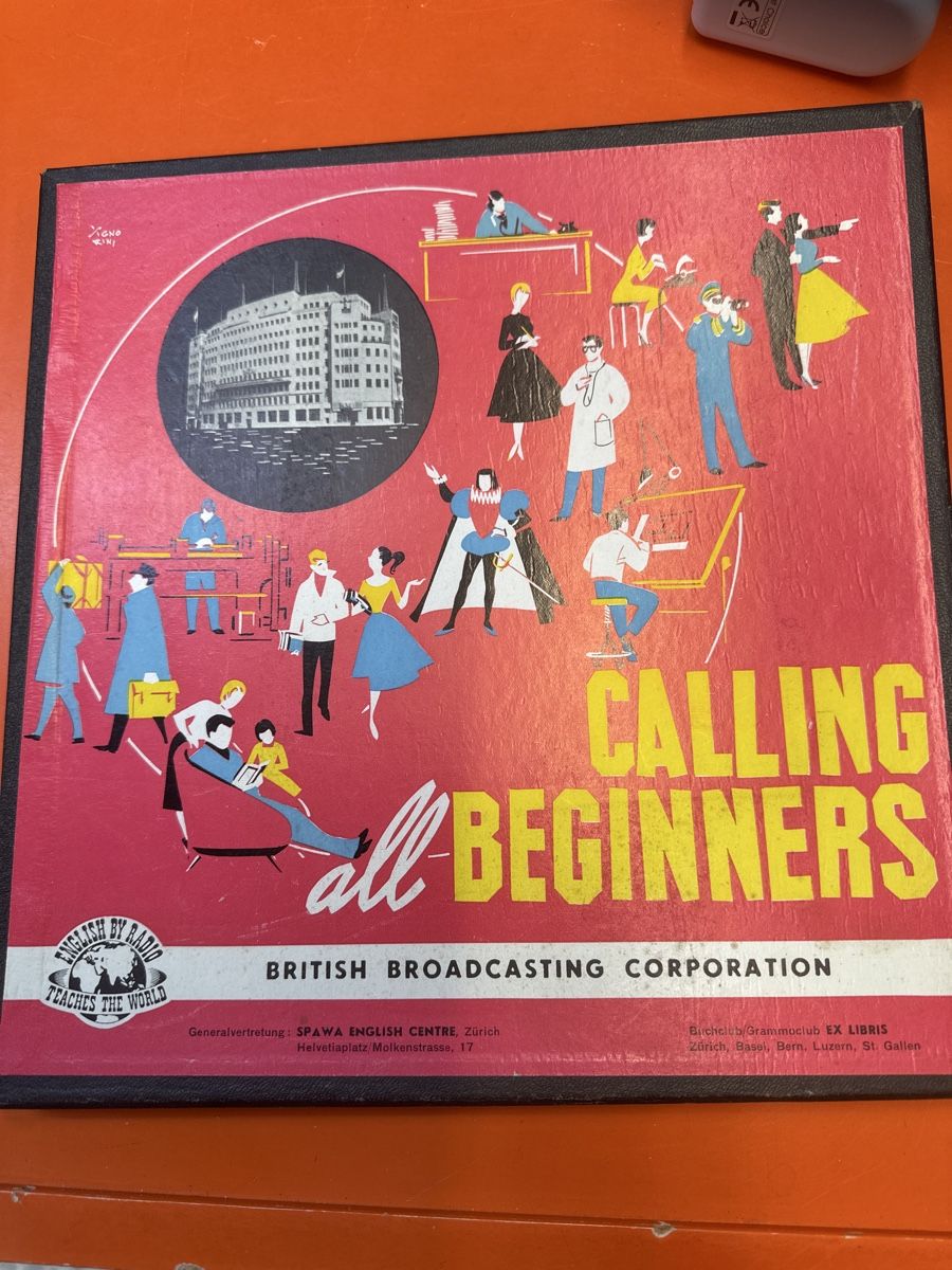 Dischi in vinile: Englischkurs Schallplatten BBC Calling all Beginners – Usato da Frümsen venduto da Katzen0