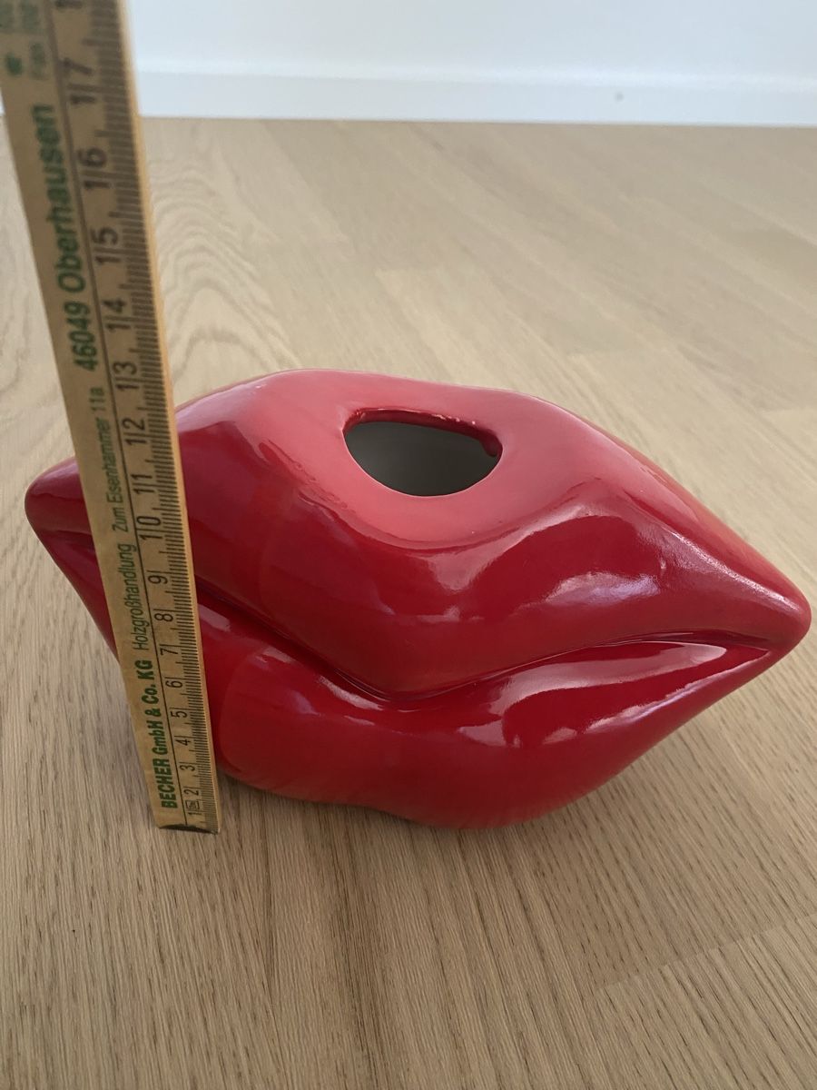 Tutte le decorazioni: Rote Lippen Vase Kunstgegenstand – Usato da Wetzikon ZH venduto da rit_ramtr 8