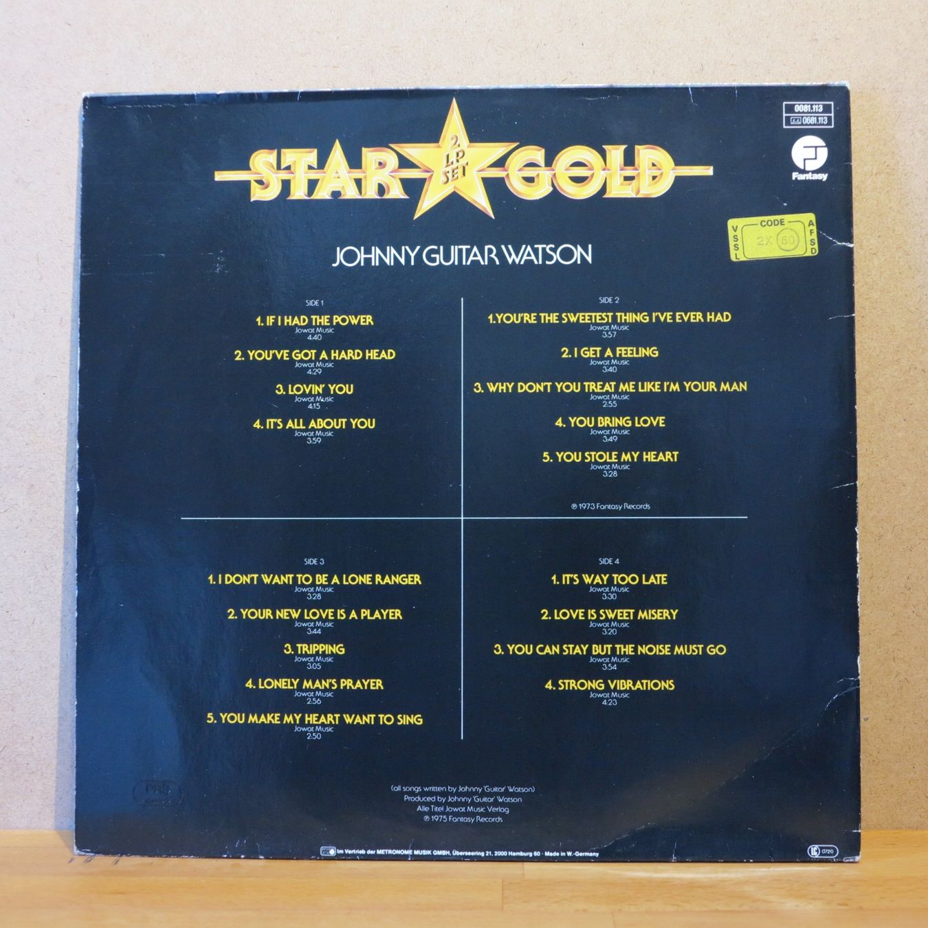 Dischi in vinile: Johnny Guitar Watson - Star Gold  / 2x LP – Usato da Zürich venduto da Naim60 1