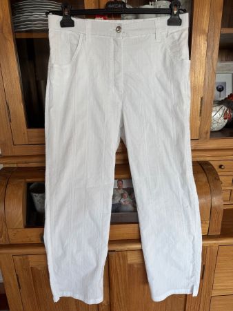 KJBRAND (Peter Hahn) Sommerhose weiss, Gr. 42