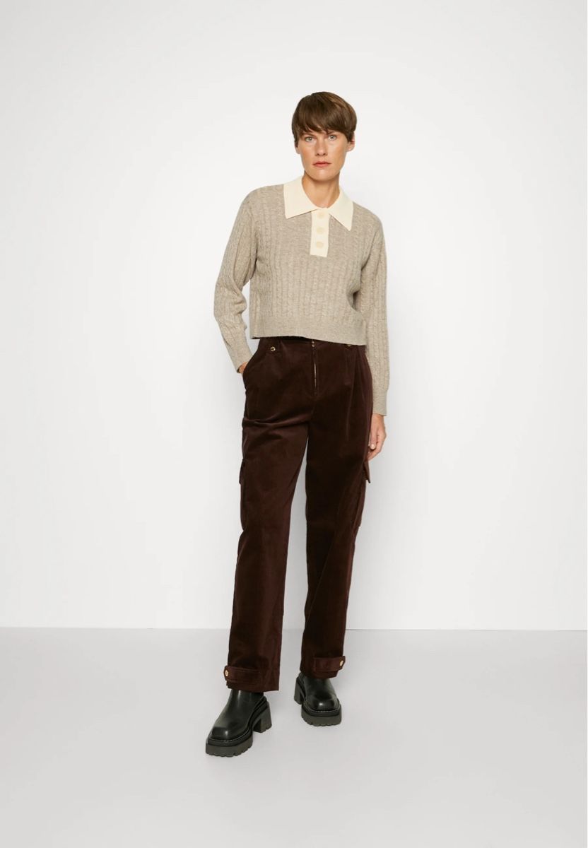 Sandro Pantaloni: SANDRO - CARGOHOSE - CHOCOLAT Orginalpreis 325.- – Nuovo e nell'imballaggio originale da Zürich venduto da luxuryoutlet1 8