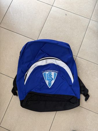 Sac à dos FC Lausanne-Sport bleu noir bon état général